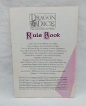 TSR 1995 Dragon Dice Small Rulebook - £14.23 GBP