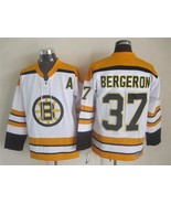 Bruins #37 Patrice Bergeron Jersey Old Style Uniform White - €42,53 EUR