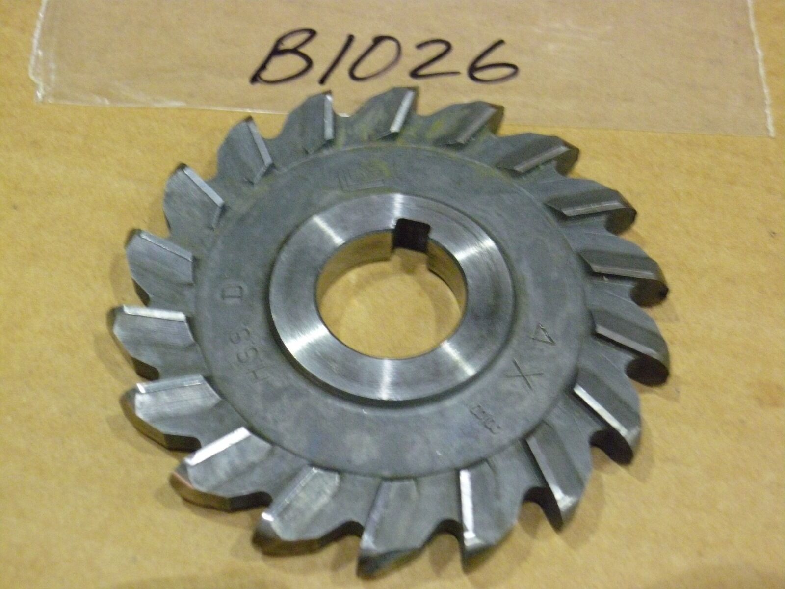 LBS 4&quot; x 3/8&quot; HSS D Milling Cutter (NOS) - $40.00