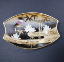 Vintage Japanese Gilded Porcelain Trinket Dish - £13.86 GBP