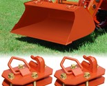 2 Pack 3/8&quot; Tractor Bucket Hooks with D Ring - Max 15,000 lbs Grade 70 F... - $84.10