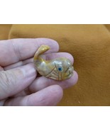 (Y-WHA-SP-27) gray WHALE MOBY baby SOAPSTONE PERU figurine love little w... - $12.61 CAD