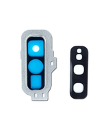 Rear Camera Lens w/ Frame Replacement Part for Samsung S10e WHITE - $144.48 MXN