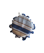 Longaberger Jar Cover / Bonnet - Cabana Stripe Pattern Homestead - $12.95