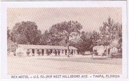Florida Postcard Tampa Rex Motel - £3.12 GBP