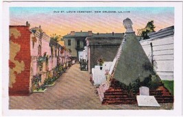 Postcard Old St Louis Cemetery New Orleans Louisiana - $2.87