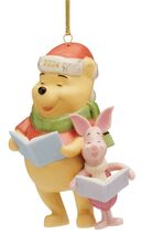 Lenox Disney 2024 Pooh Piglet Figurine Ornament Christmas Surprise Carol... - $20.00