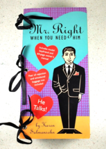 Mr. Right When You Need Him Book &amp; Doll Valentines Day Karen Salmansohn - £23.18 GBP