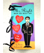 MR. RIGHT WHEN YOU NEED HIM Book &amp; Doll Valentines Day KAREN SALMANSOHN - $39.75 CAD
