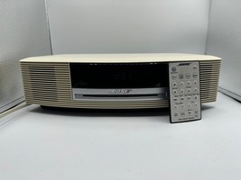 Bose Wave Music System - AM/FM CD Player Clock Radio Remote AWRCC2 Video - £139.87 GBP