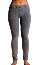 French Kyss mid rise leggings in Light Gray - size S - $40.59