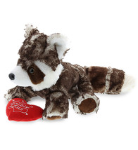 Red Panda I Love You Message Stuffed Animal With Heart Plush Toy 15&quot; - £33.19 GBP