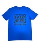 Unisex Cotton God Got Me Design T-Shirt (US, Alpha, Large, Regular, Regu... - $27.59 CAD