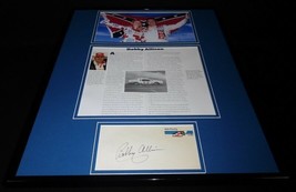 Bobby Allison Signed Framed 16x20 Photo Display - £77.86 GBP