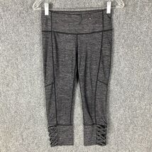 Athleta Capris Women&#39;s XS Leggings Pull On Gray Nylon Blend Extra Small - $26.51 CAD