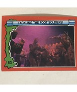 Teenage Mutant Ninja Turtles 2 TMNT Trading Card #83 Tackling The Foot S... - £1.56 GBP