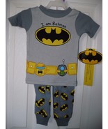 Batman Boys Pajamas I am Batman Size 12 MONTHS Shirt &amp; Pants Snug Fit - $221.23 MXN
