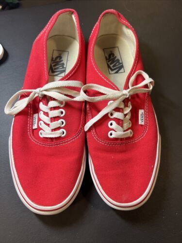 VANS Old Skool Men&#39;s Sz 8.0 / Womens 9.5 Racing Red - $21.02