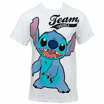 Disney&#39;s Lilo And Stitch Team Trouble Stitch T-Shirt White - £27.95 GBP+