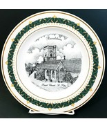 Broadstairs Vtg 1995 Parish Church St. Peters Collector Plate Gold Rimme... - $312.25 MXN