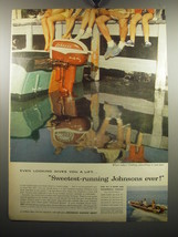 1957 Johnson Sea-Horse Outboard Motors Ad - Even looking gives you a lift - $18.49