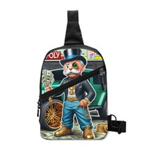 Rich Pennybags Uncle Style Crossbody Sling Bag - Monocle - Free Ship - $666.27 MXN