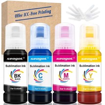 400Ml Sublimation Ink For Ecotank Supertank Inkjet Printers Et-2720 Et-3... - £26.70 GBP