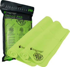 FROGG TOGGS Chilly Pad Cooling Towels, 2 Pack, 33" X 13" - $24.59