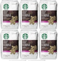 Starbucks Caffe Verona Dark Roast Ground Coffee 12oz 6 Bags - $704.10 MXN