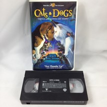 Cats &amp; Dogs- Things Are Gonna Get Hairy-2001-VHS Tape-Used.  - £1.17 GBP