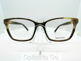 Vera Wang V 399 (Wt) Walnut Horn 52-16-135 Mm Eyeglass Frame - £33.50 GBP