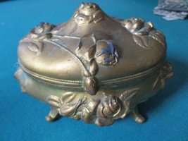 1897 Original Art Nouveau Jewelry Casket/Trinket Compatible with Box. Compatible - £82.62 GBP