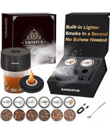 Electric Whiskey Cocktail Smoker Kit with 6 Wood Chips, Rechargeable - W... - $21.67