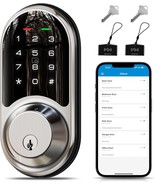 Smart Lock, Keyless Entry Door Lock, Smart Locks for Front Door with App... - $940.64 MXN