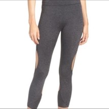 Free People Movement Halo Cutout Grey Crop Leggings Size SP - £27.69 GBP