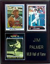 Frames, Plaques and More Jim Palmer Baltimore Orioles 3-Card 7x9 Plaque - £17.97 GBP