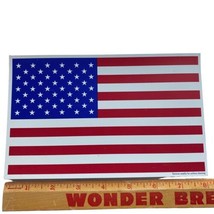 Large USA Flag Magnet Patriotic Red White Blue Removable 8X5 in - $5.85