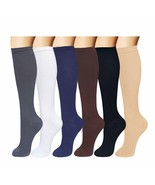 Compression Socks 15-20 mmHg Relief Calf Foot Support Stocking Men Women... - £5.48 GBP
