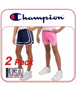 Champion, Youth 2-pack Shorts, Size: M-10/12, Pink &amp; Navy Blue, - $17.88
