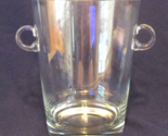 Clear Crystal 10&quot; Tall Ring Handled Champagne Bucket - $48.51