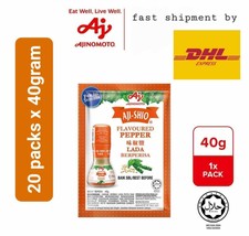 AJI-SHIO Flavoured  White Pepper Refill 40g X 20 PACKS -shipment by DHL Express - $79.10