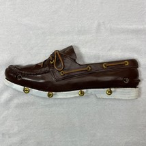 Hand-Carved Wooden Loafer Shoe Key Holder – 11 inches – Wall-Mountable, ... - £18.73 GBP