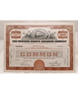 Western Pacific Railroad CO- 100 Shares Common Stock Certificate 1945: C... - £13.83 GBP