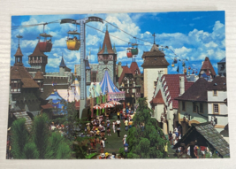 Skyway Ride Over Fantasyland Bavarian Village Disney World FL Postcard - $3.95