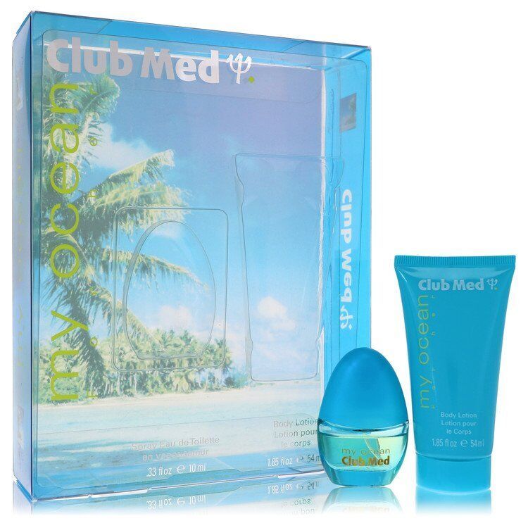 Club Med My Ocean Gift Set --.33 oz Mini EDT Spray + 1.85 oz Body Lotion - $19.85