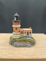 Miniature Resin Lighthouse Split Rock MN Detailed Lighthouse Figure Statue - £11.39 GBP