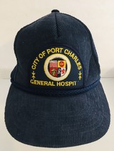 Vtg General Hospital Soap Opera Snapback Hat Series City Of Port Charles... - £89.29 GBP