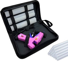 Mini Hot Glue Gun Kit with 30 Glue Sticks and Carry Case for DIY Crafts,... - $23.77