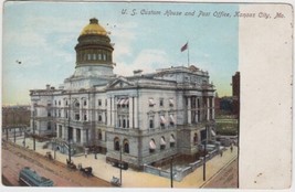 Kansas City MO Missouri Postcard U. S. Custom House and Post Office Vintage UDB - $2.99