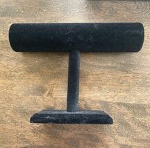Black Velvet T Bar Jewelry Bracelet Display Stand Holder  - $12.87